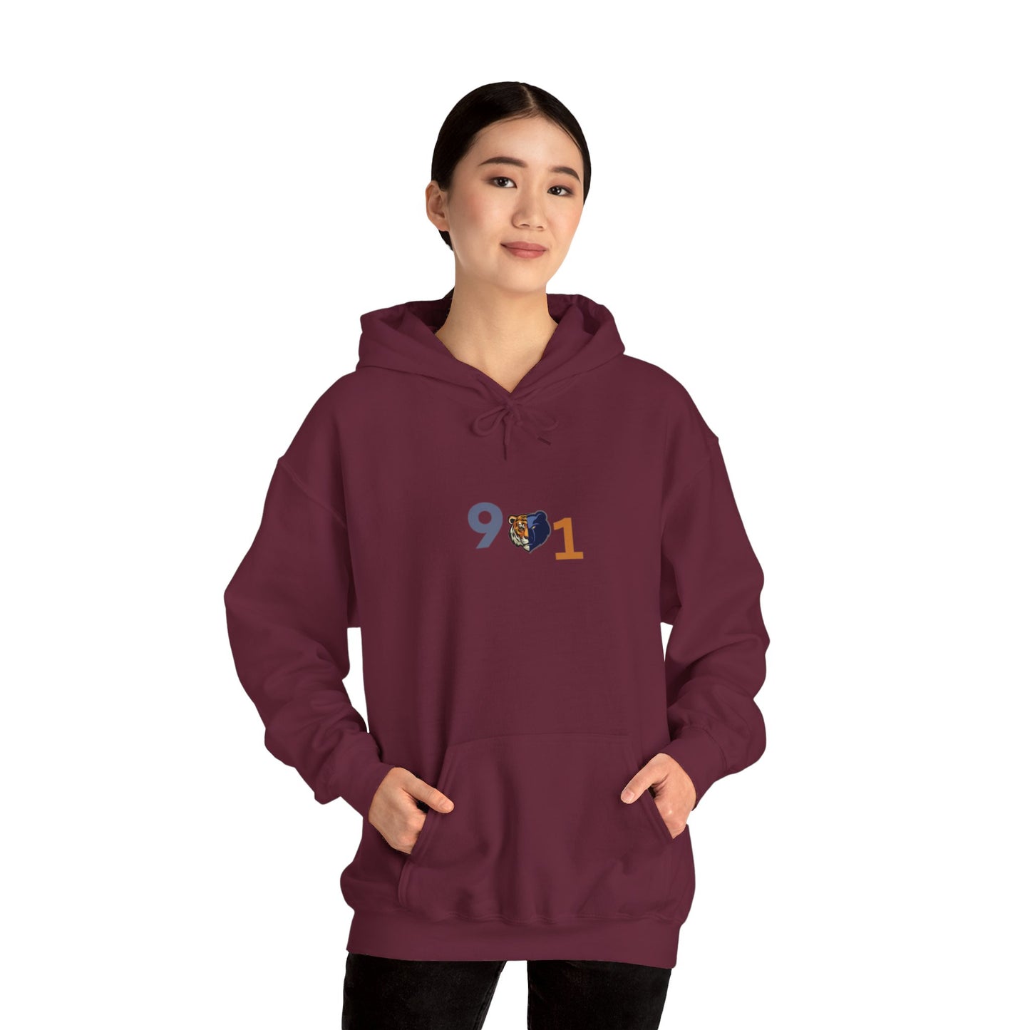 The Rep Yo City Collection Memphis (901) Unisex Heavy Blend™ Hooded Sweatshirt