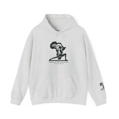 Yoga Health and Wellness Hoodie - Roots & Resolutions Brand Merch