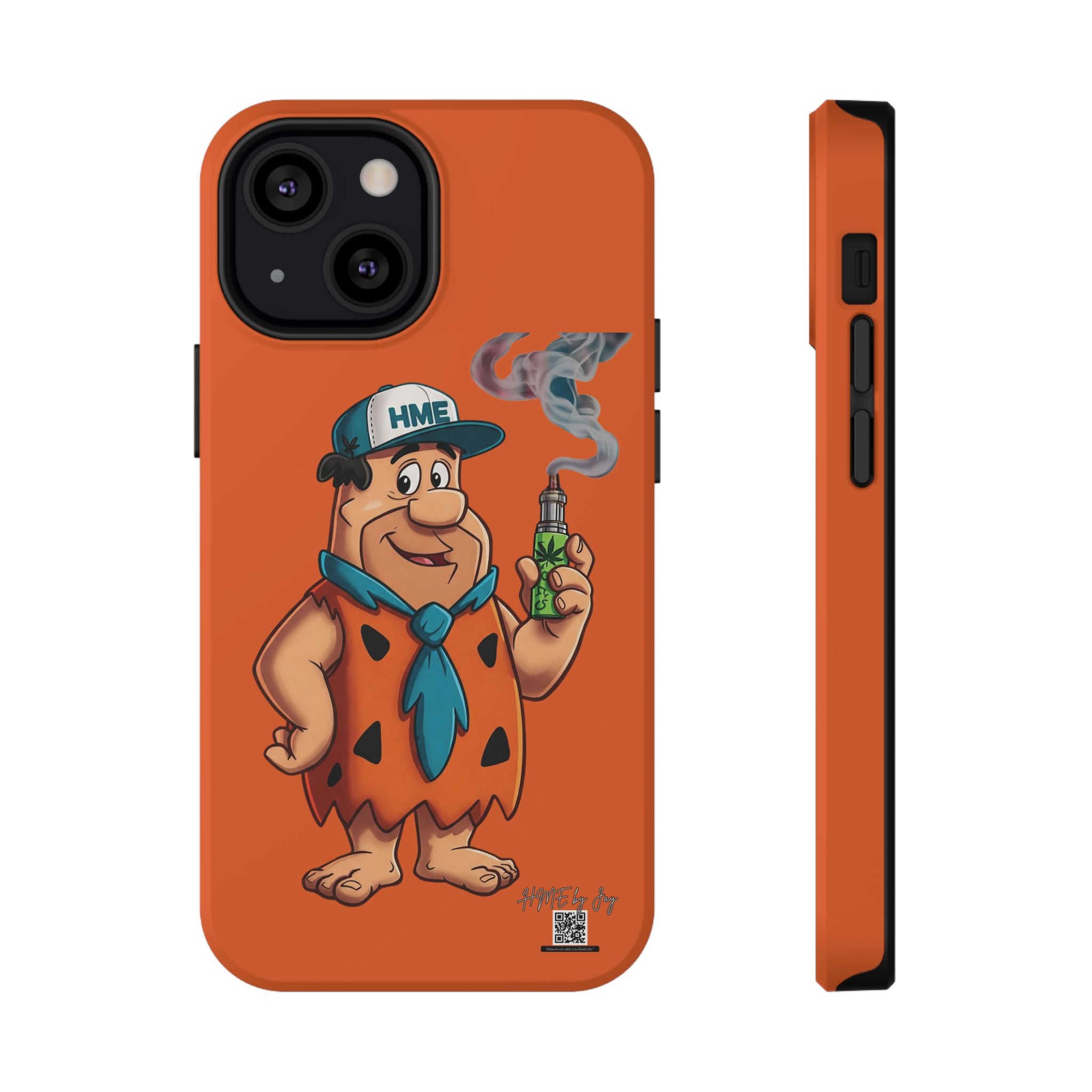 Phone Case - 420 Fred Flintstone with his THC Vape Pen Design