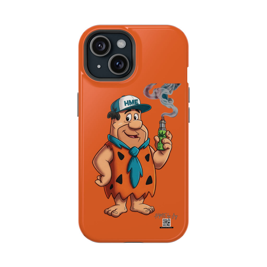 Phone Case - 420 Fred Flintstone with his THC Vape Pen Design