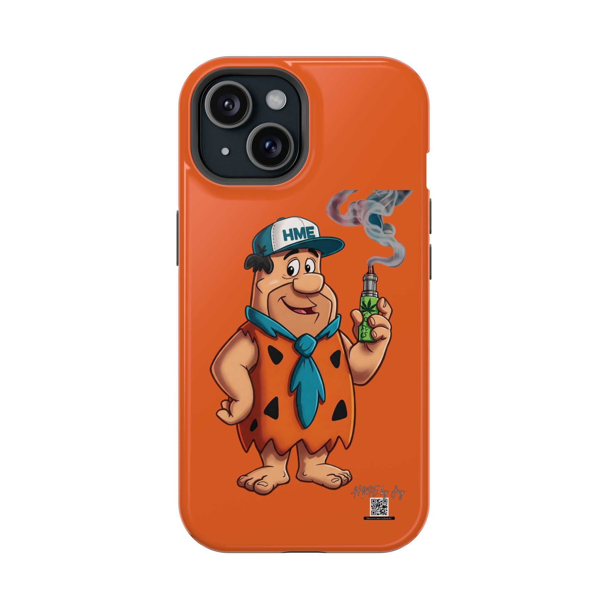 Phone Case - 420 Fred Flintstone with his THC Vape Pen Design