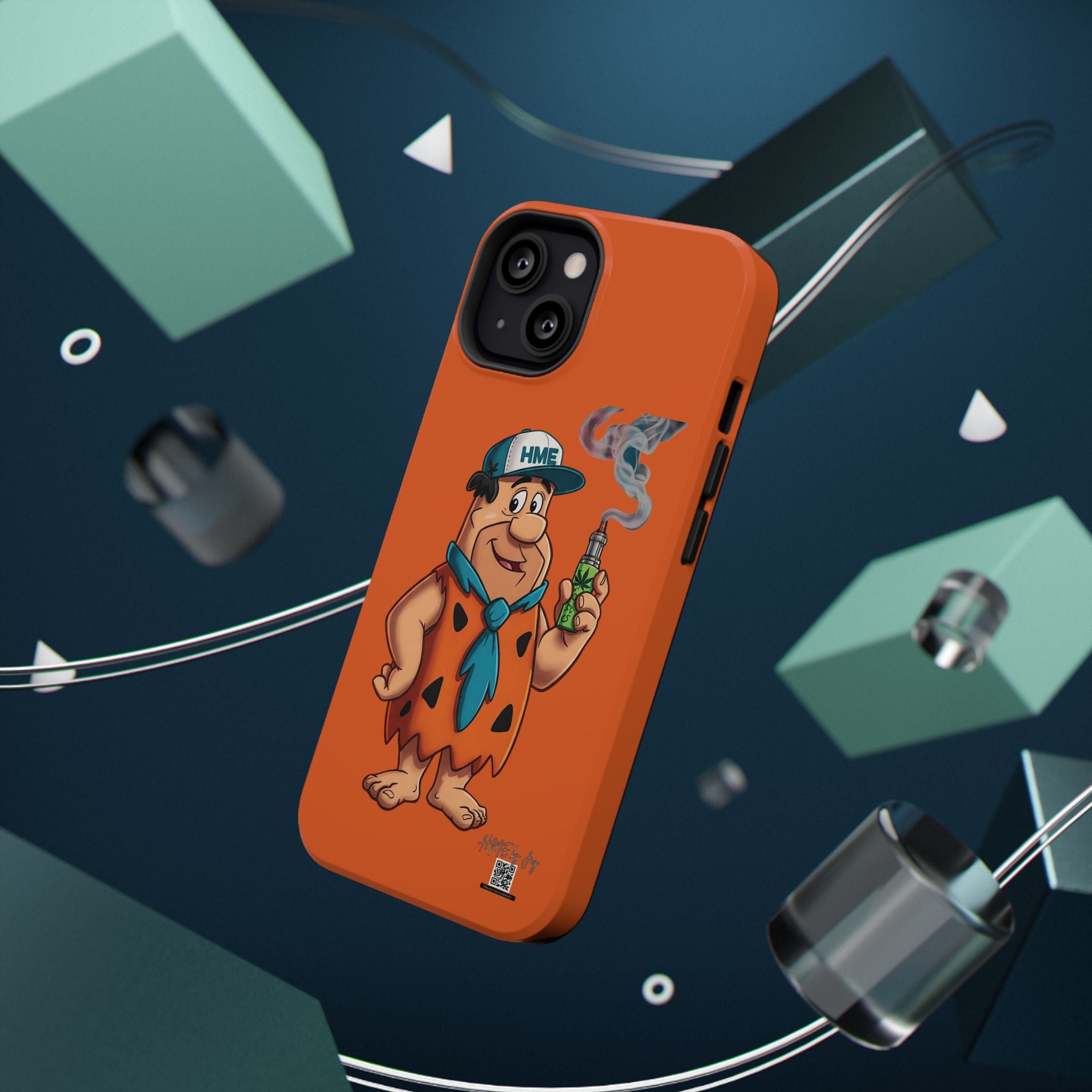Phone Case - 420 Fred Flintstone with his THC Vape Pen Design