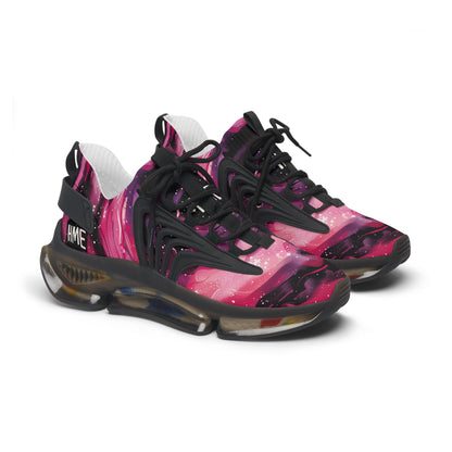 FlexComfort Pink Galaxy Women's Mesh Sneakers