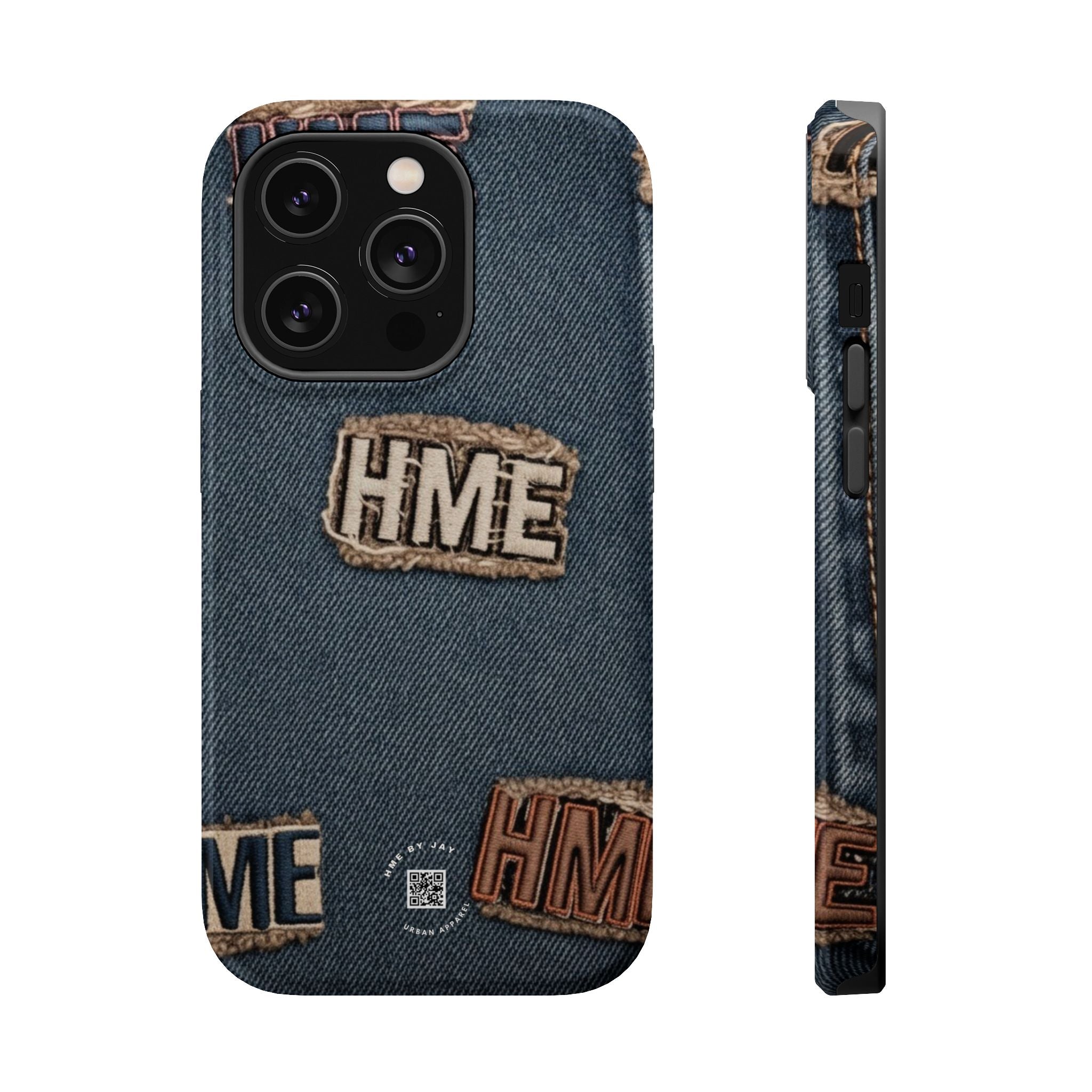 Denim HME Magnetic Impact-Resistant Case