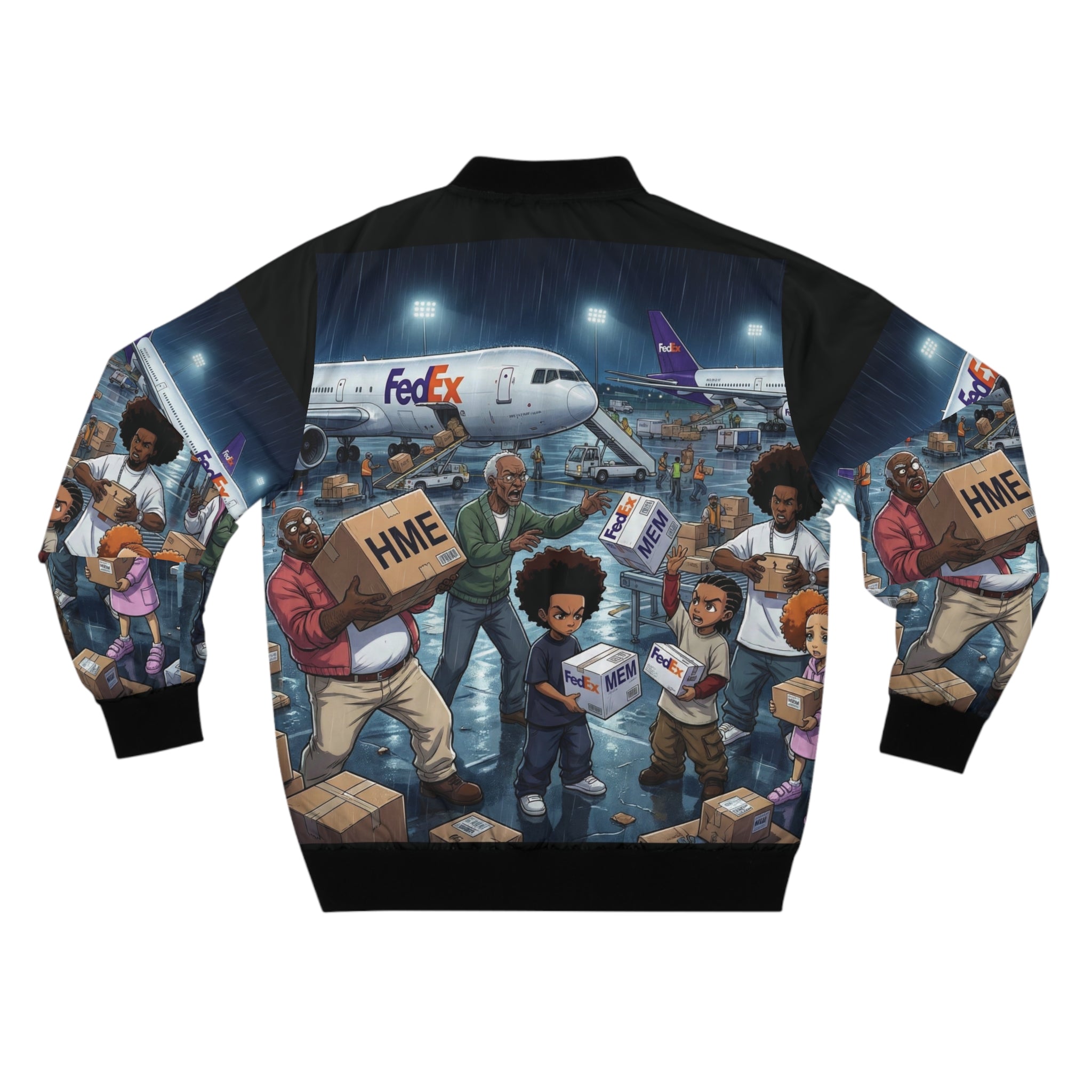 Boondocks x FedEx Crossover Bomber Jacket