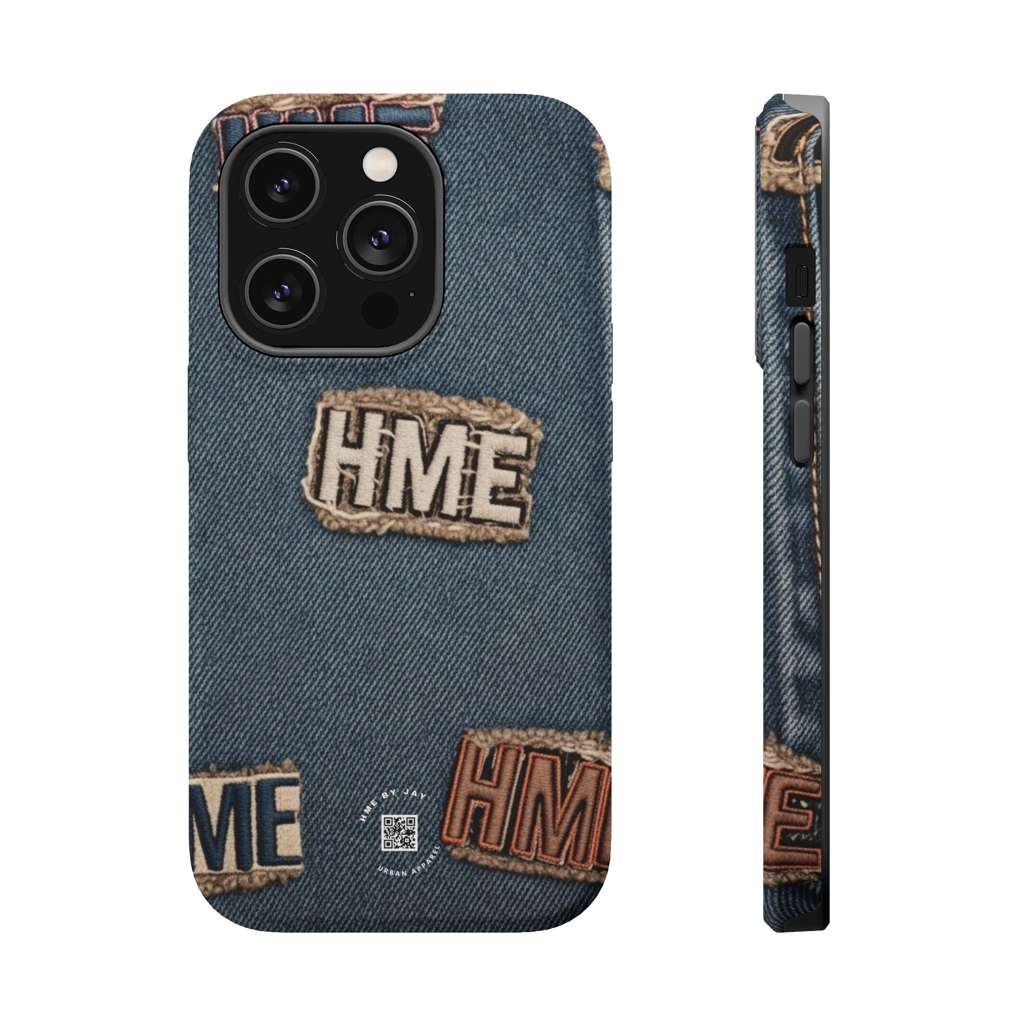 Denim HME Magnetic Impact-Resistant Case