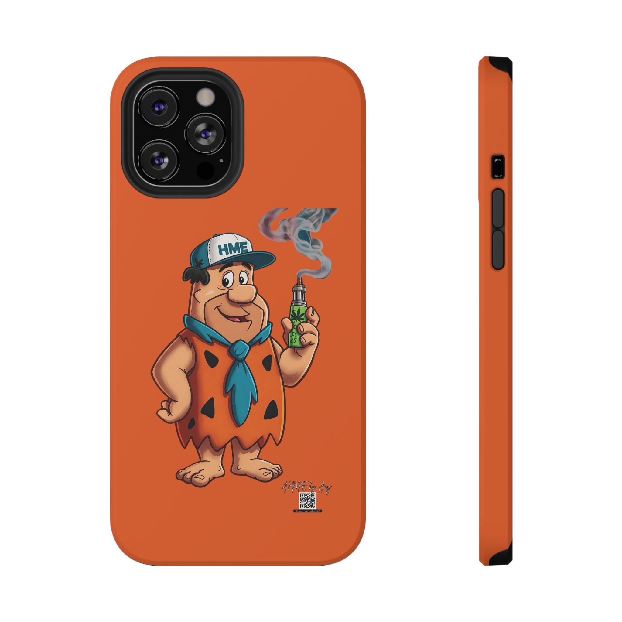 Phone Case - 420 Fred Flintstone with his THC Vape Pen Design