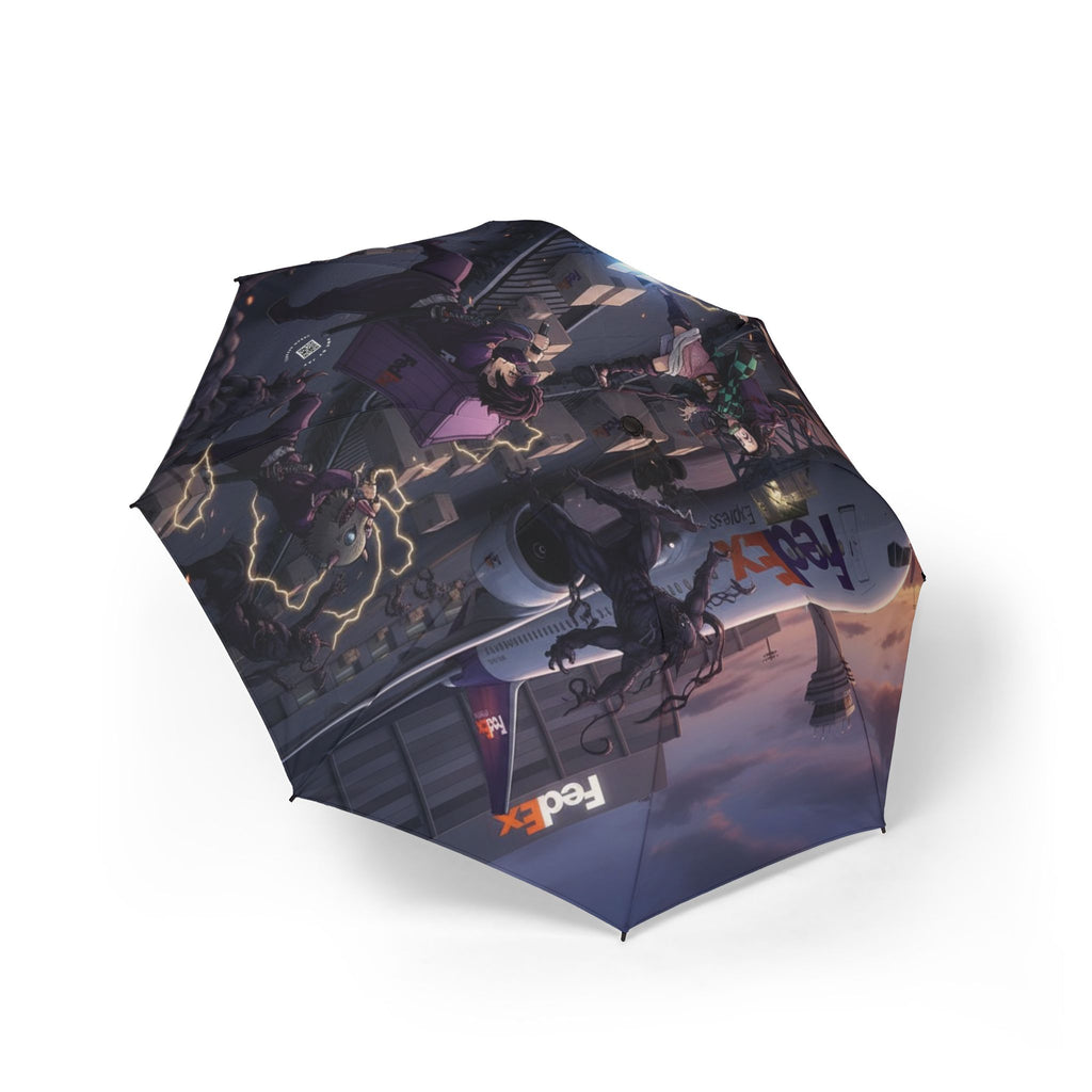 Umbrella - Demon Slayer Anime FedEx Crossover Design