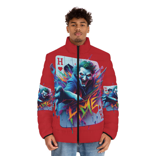 Puffer Jacket - Red Special Edition Jigsaw for Horror & Pop Culture Enthusiasts