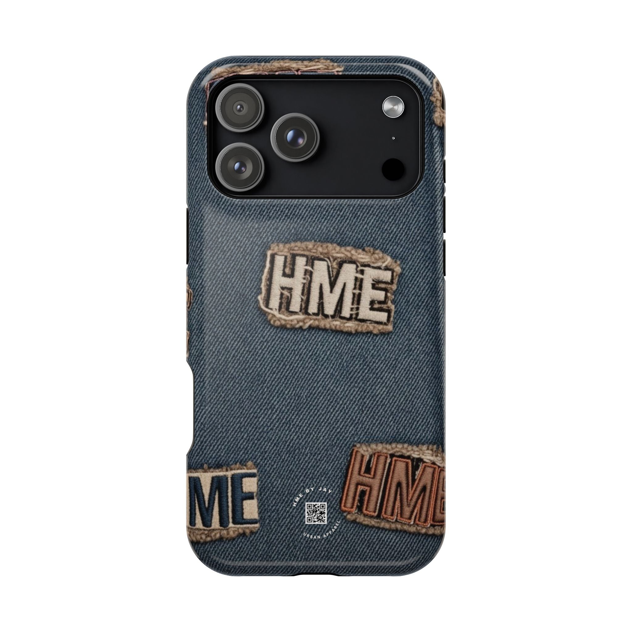 Denim HME Magnetic Impact-Resistant Case