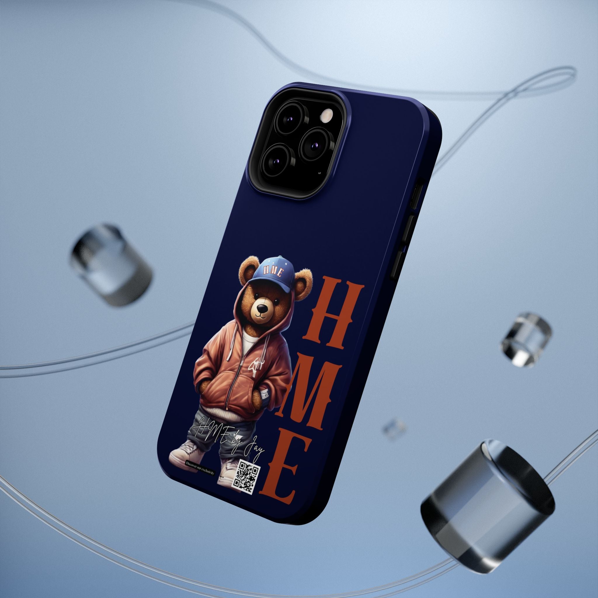 Phone Cases - HME Bear Logo Collection in Navy