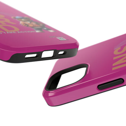 Phone Cases - HME Logo Bear, Inspired to take action Pink