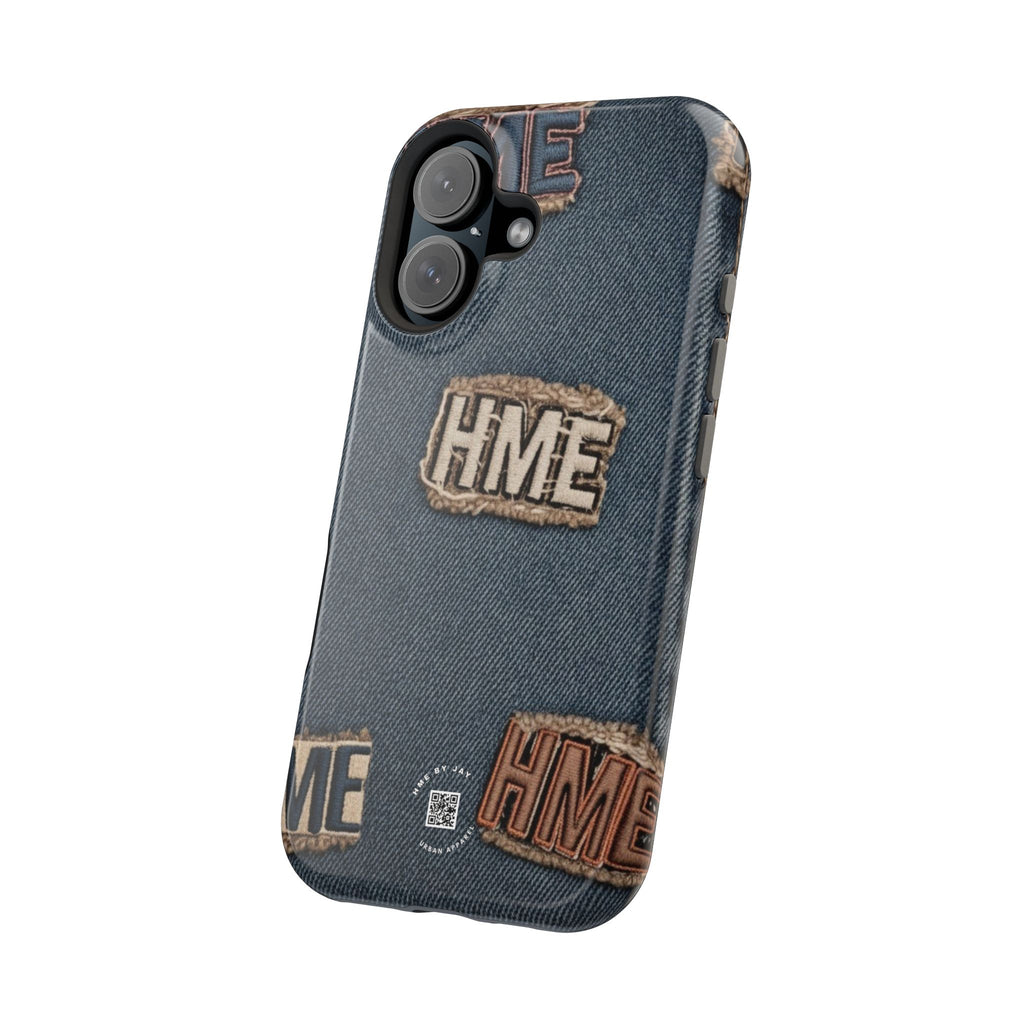 Denim HME Magnetic Impact-Resistant Case