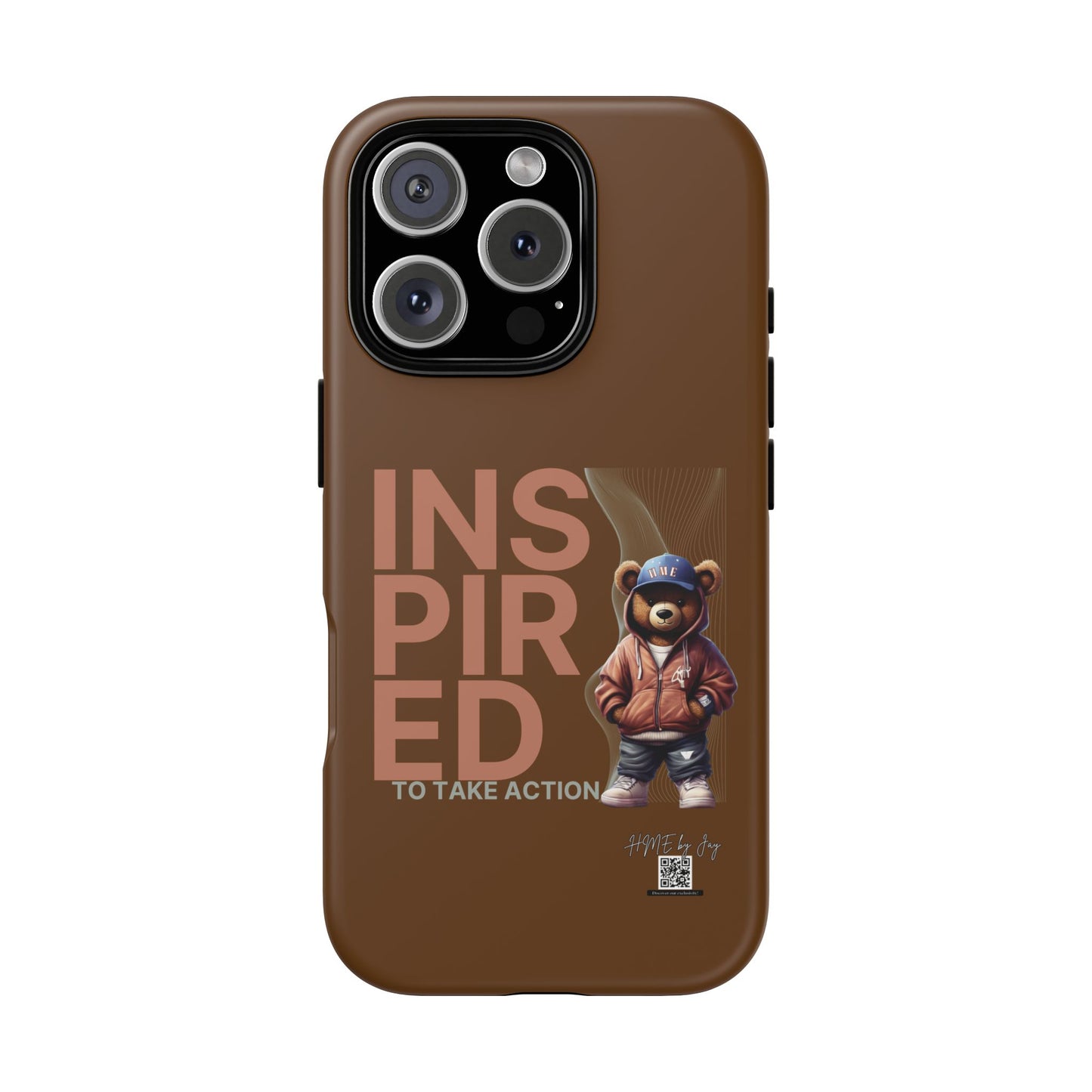 Phone Case - HME Bear Logo, Inspired to take action