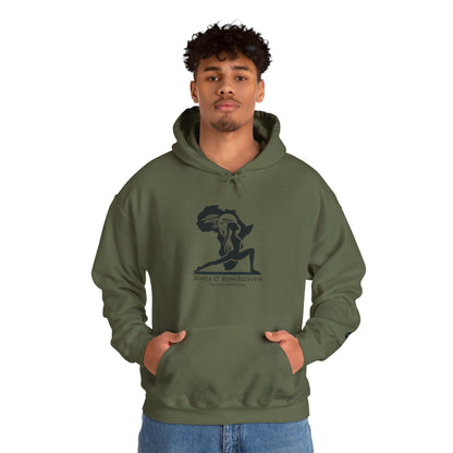 Yoga Health and Wellness Hoodie - Roots & Resolutions Brand Merch
