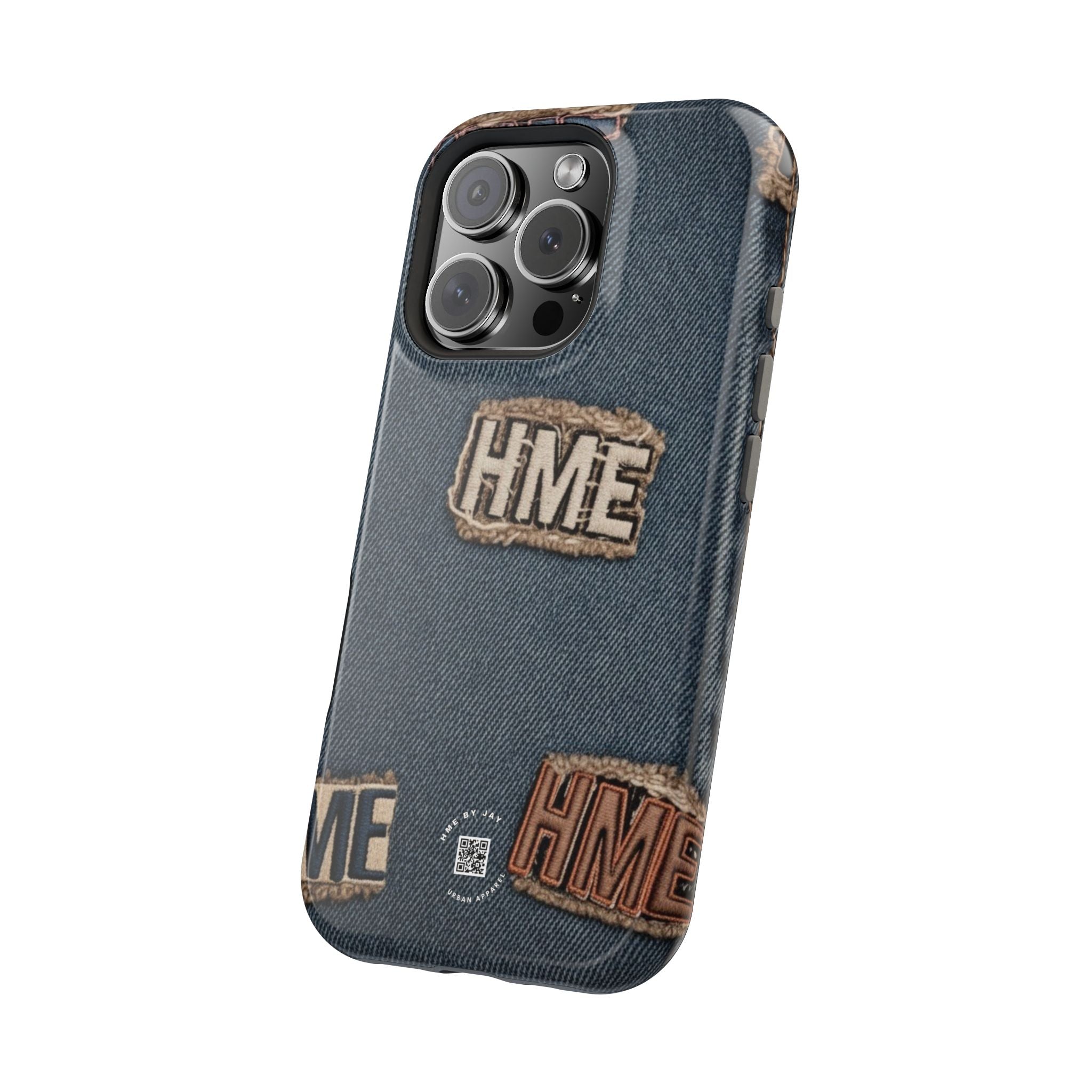 Denim HME Magnetic Impact-Resistant Case