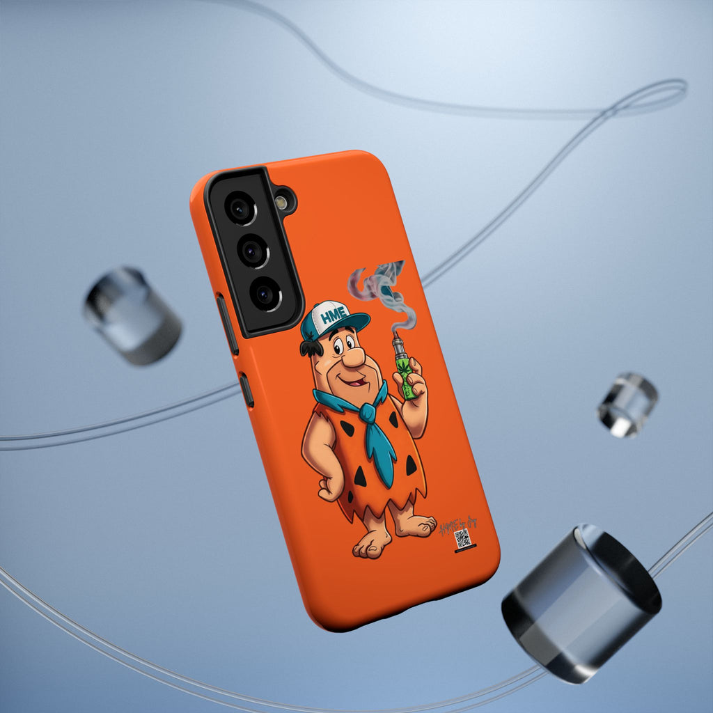 Phone Case - 420 Fred Flintstone with his THC Vape Pen Design