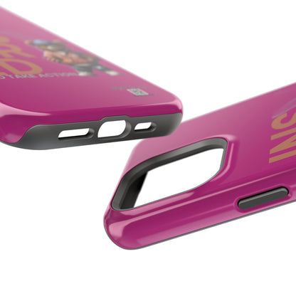Phone Cases - HME Logo Bear, Inspired to take action Pink