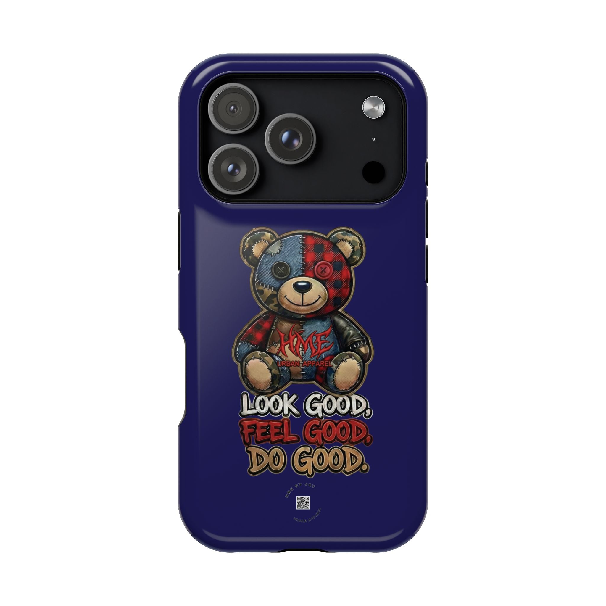 Phone Case — "Look Good, Feel Good, Do Good" Teddy Magnetic Impact-Resistant Case