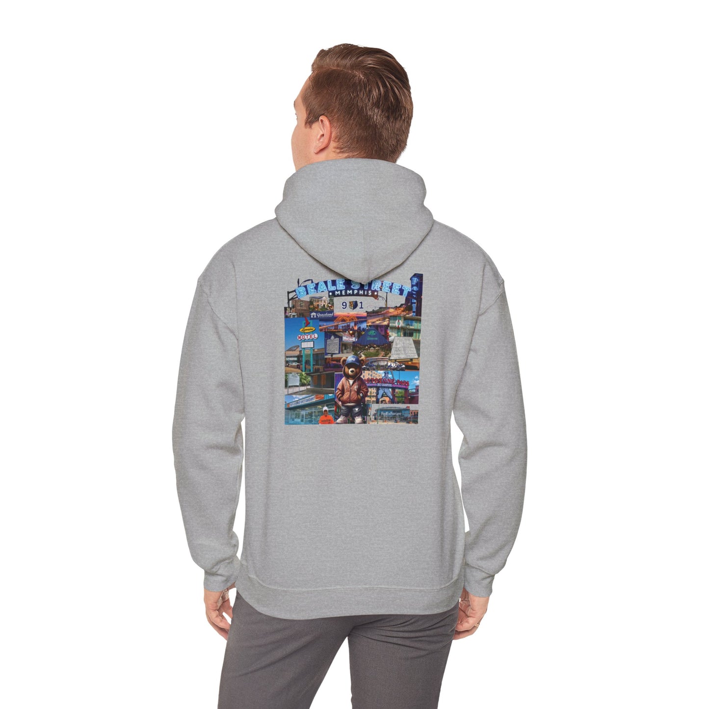 The Rep Yo City Collection Memphis (901) Unisex Heavy Blend™ Hooded Sweatshirt