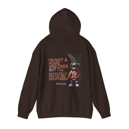 HME Bear Logo Hoodie - I'm not a Home Wrecker Design