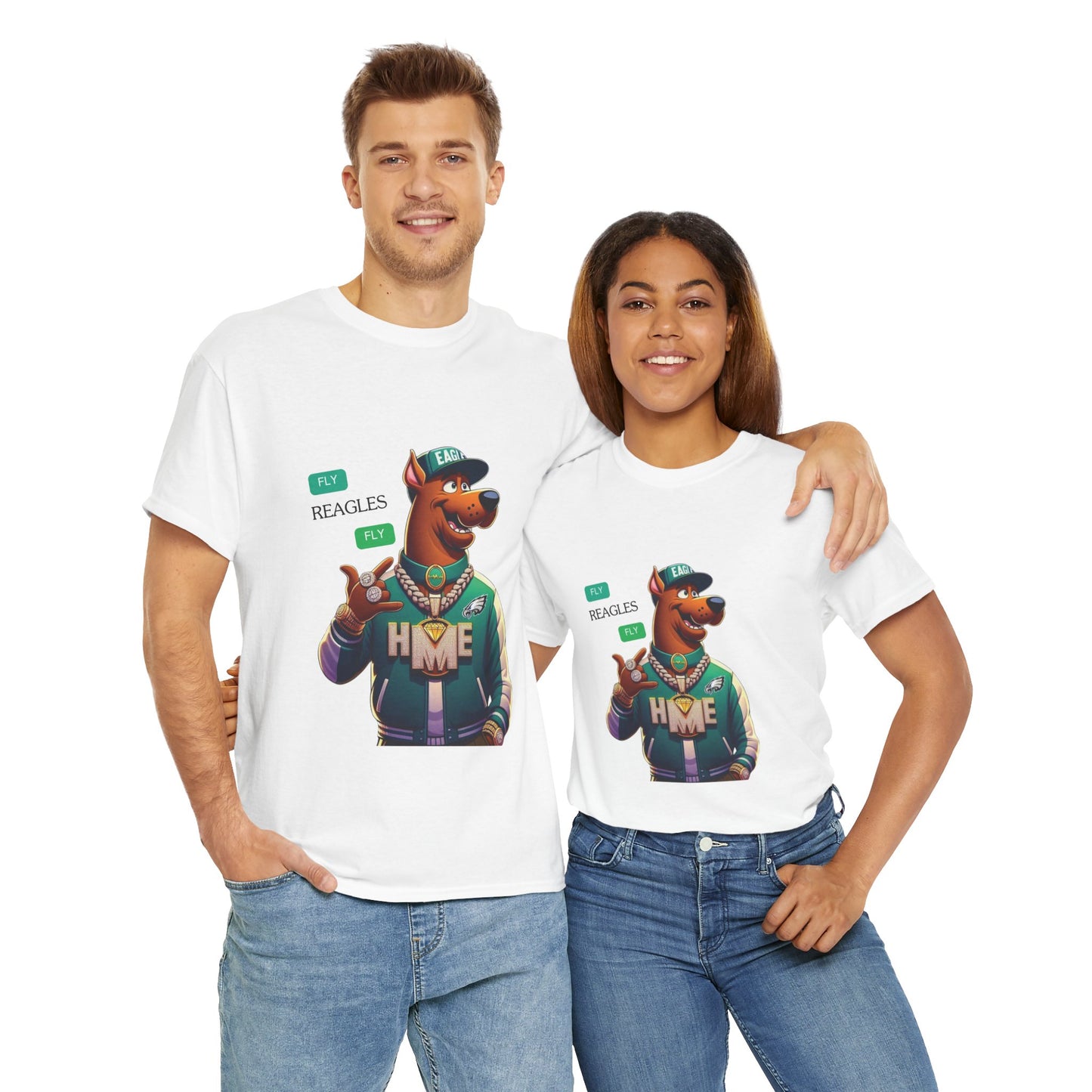 HME Scooby Doo Eagles Unisex Heavy Cotton Tee