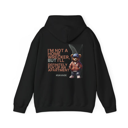 HME Bear Logo Hoodie - I'm not a Home Wrecker Design