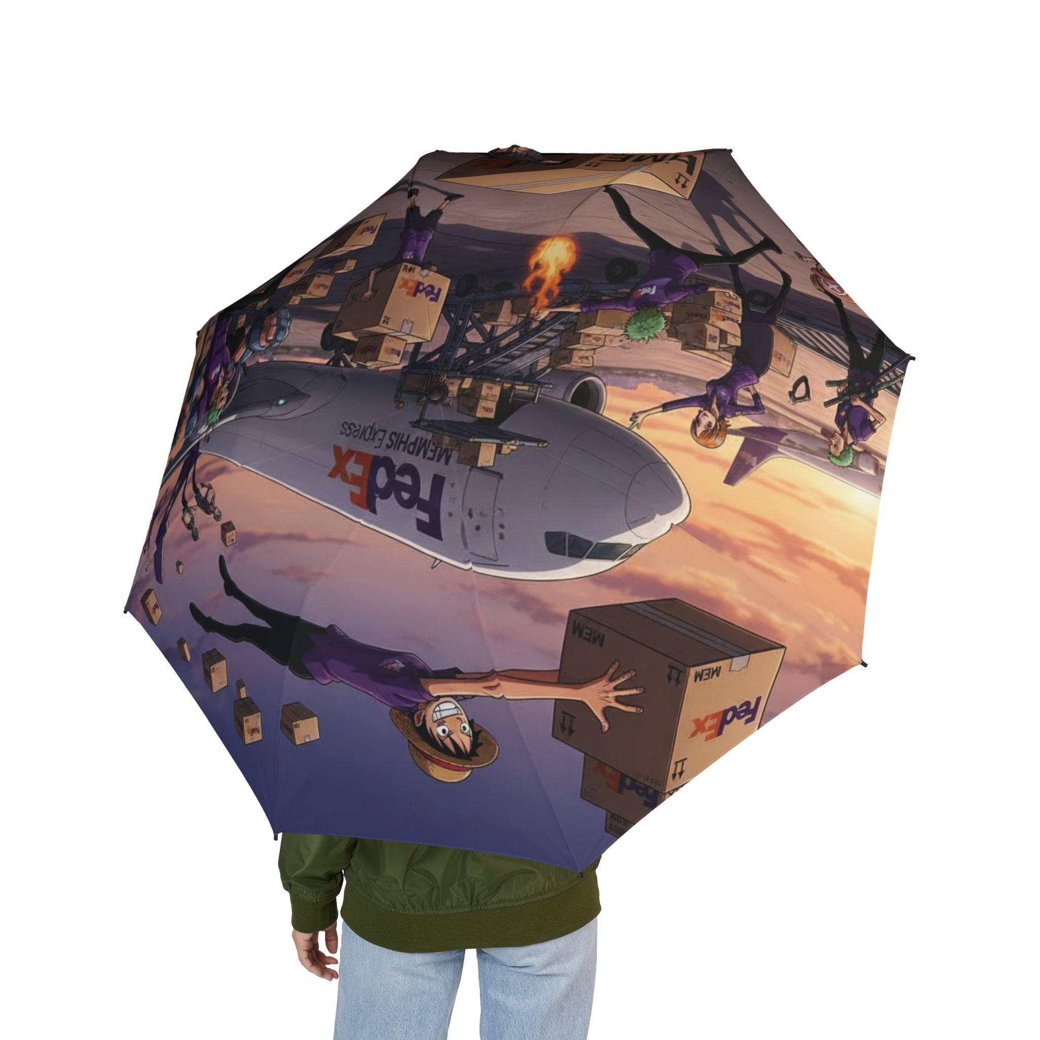 Umbrella - One Piece Anime FedEx Crossover Design