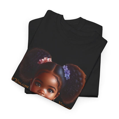 Ahnye’s Melanin Collection If you can think it Unisex Heavy Cotton Tee