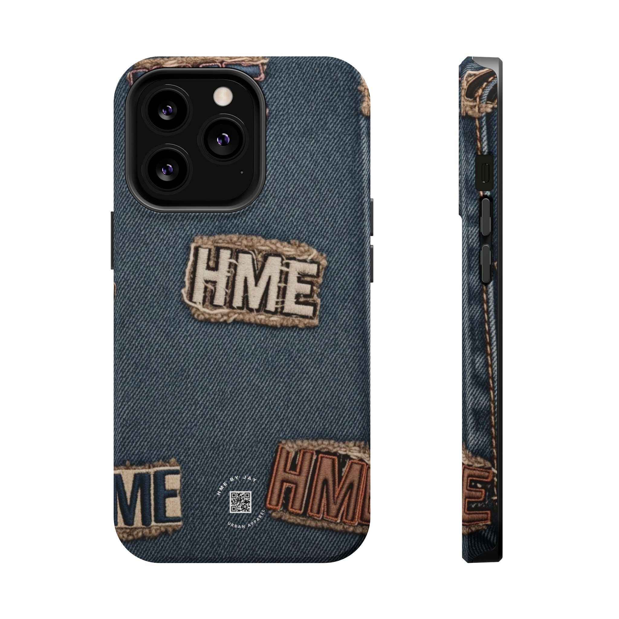 Denim HME Magnetic Impact-Resistant Case