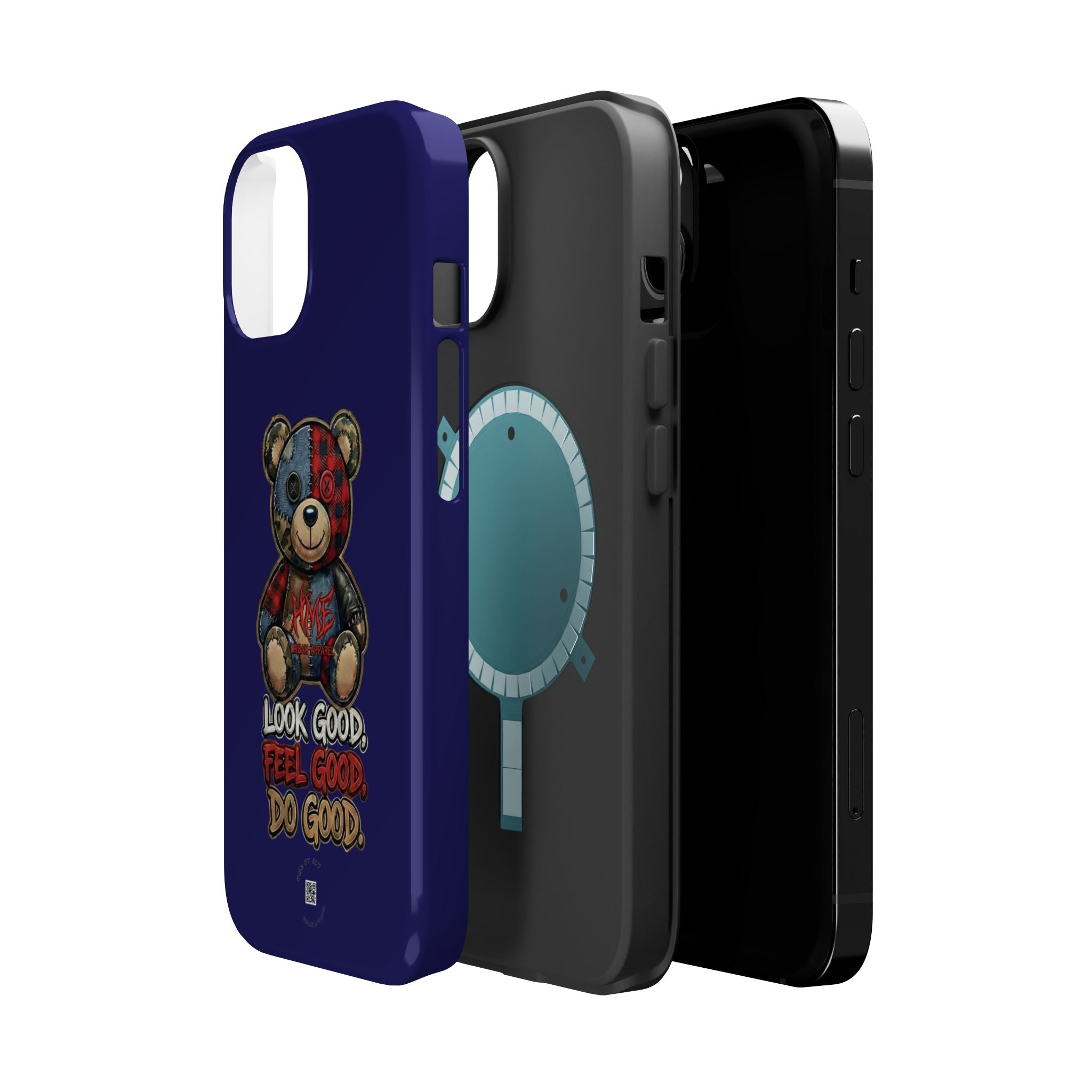 Phone Case — "Look Good, Feel Good, Do Good" Teddy Magnetic Impact-Resistant Case