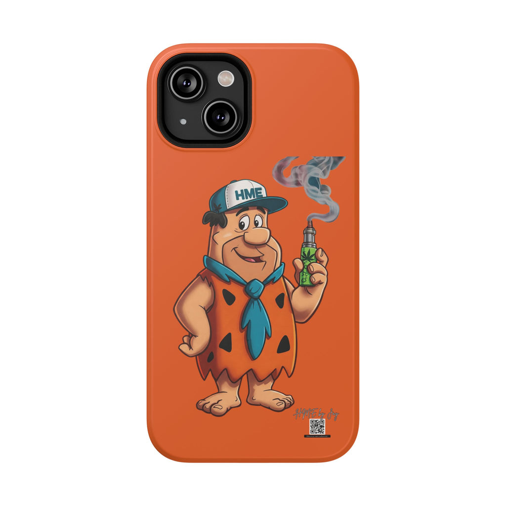 Phone Case - 420 Fred Flintstone with his THC Vape Pen Design