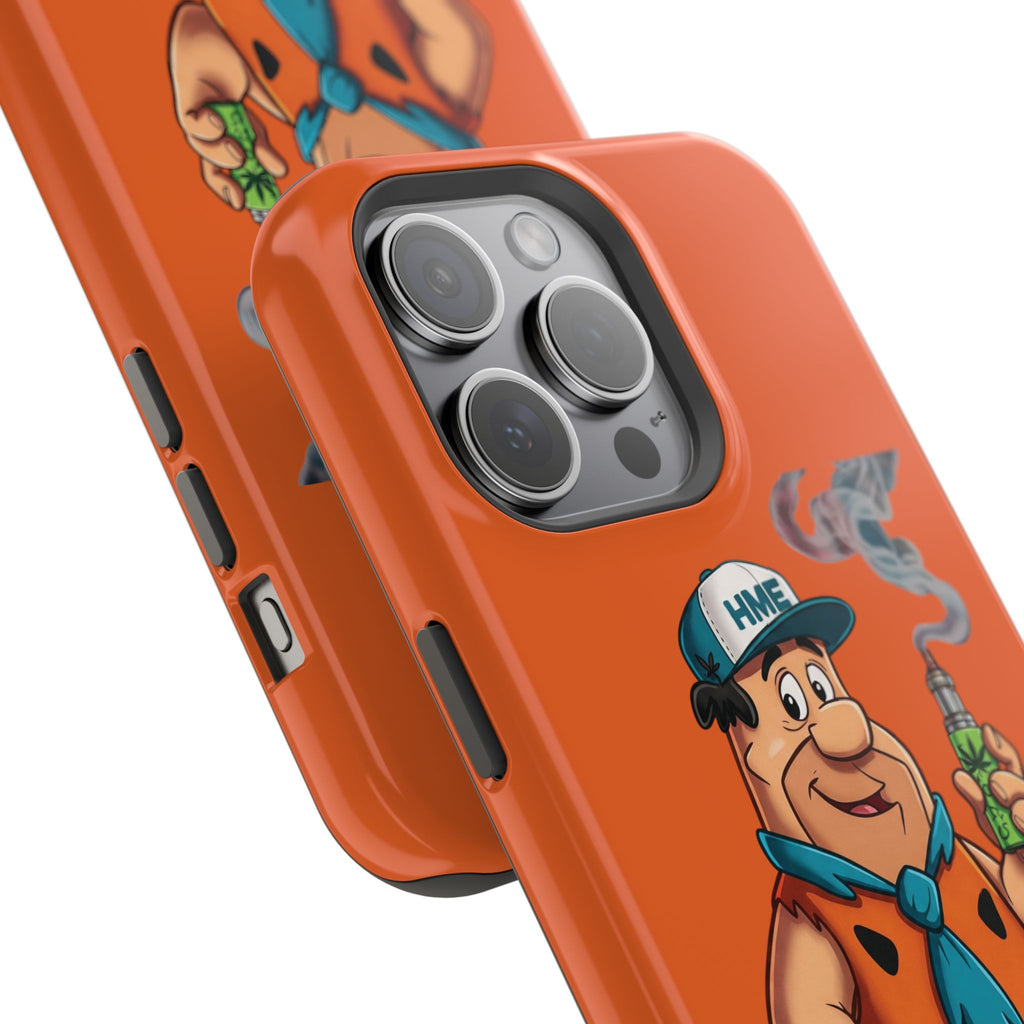 Phone Case - 420 Fred Flintstone with his THC Vape Pen Design