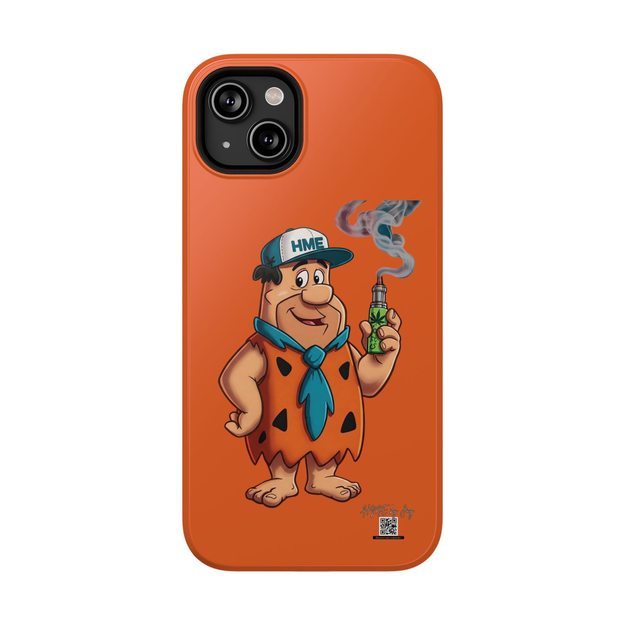 Phone Case - 420 Fred Flintstone with his THC Vape Pen Design