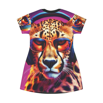 The Urban Cheetah Collection T-Shirt Dress