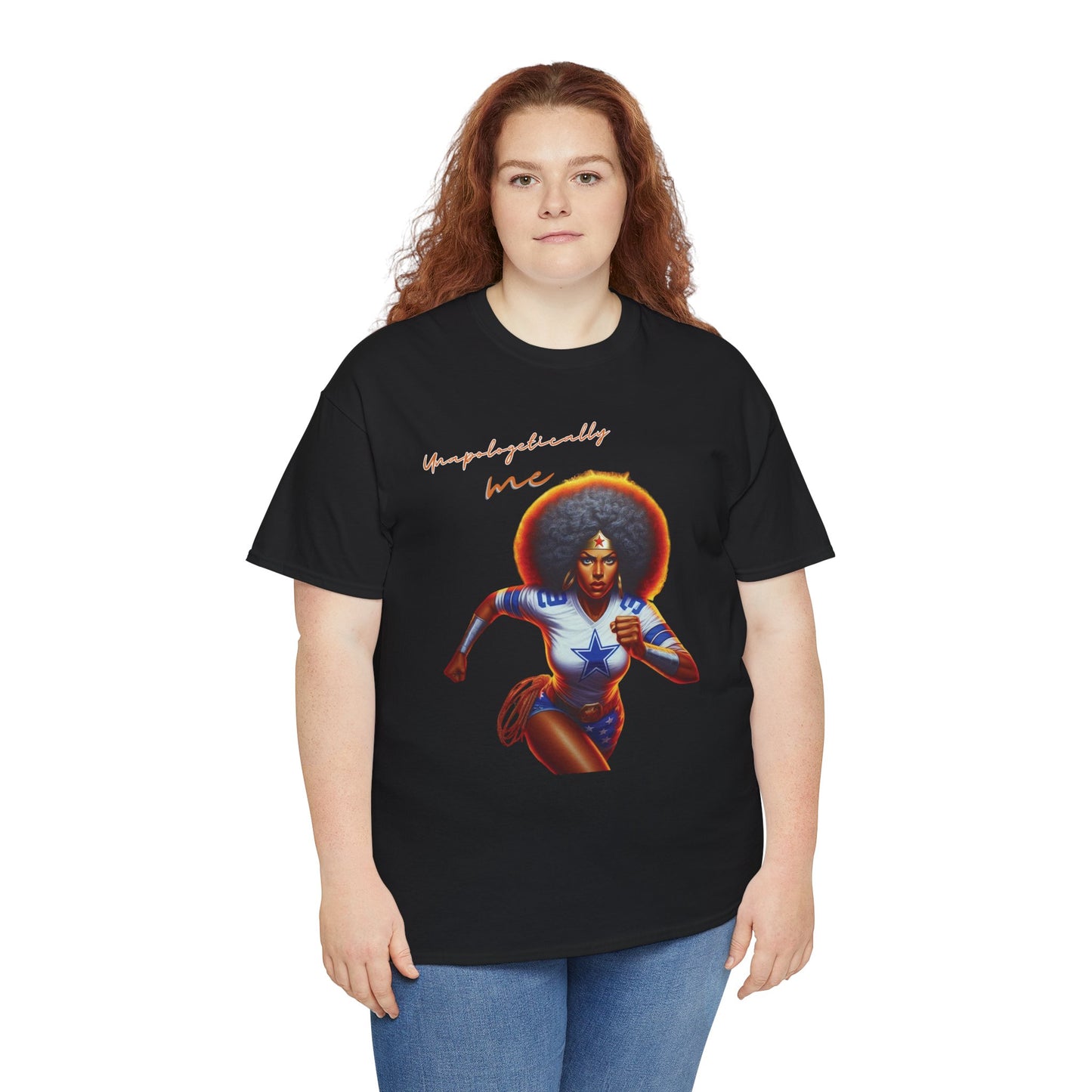 HME Dallas Wonder Woman Unapologetically Unisex Heavy Cotton Tee