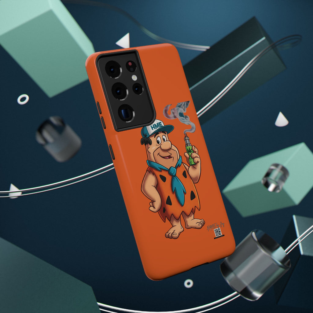 Phone Case - 420 Fred Flintstone with his THC Vape Pen Design