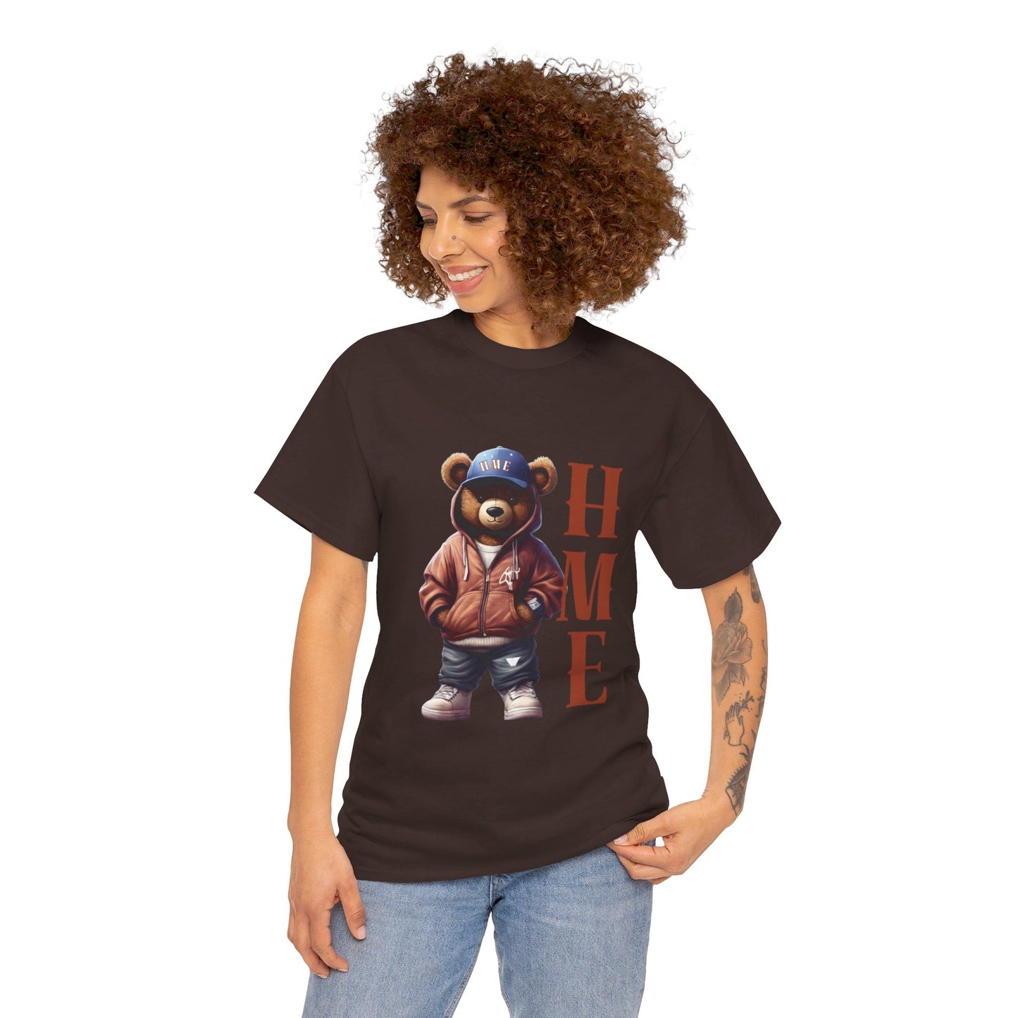 HME Bear Logo Collection Unisex Heavy Cotton Tee