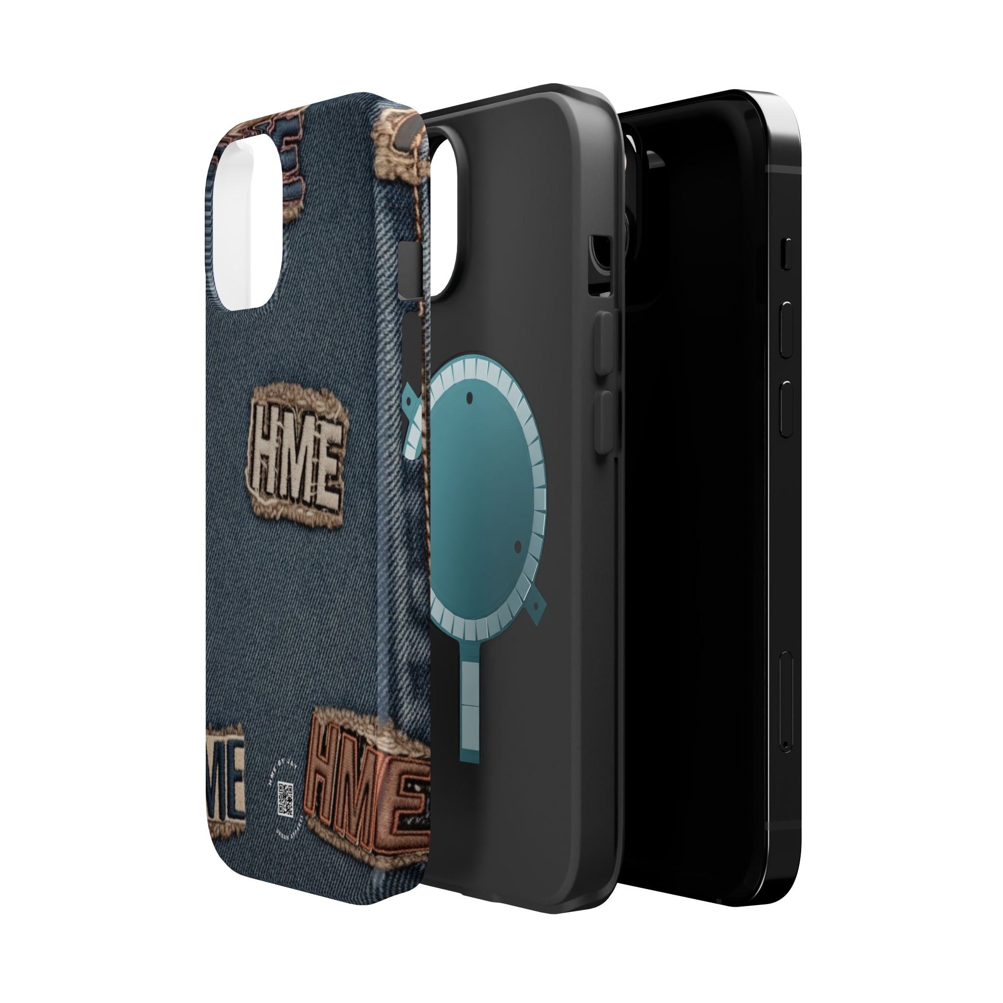 Denim HME Magnetic Impact-Resistant Case