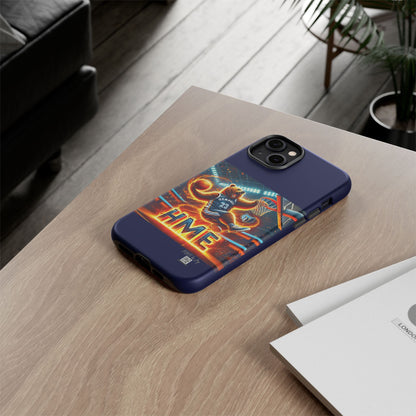 Phone Cases - Memphis Grizzlies Bear Dunkin on Fire Design