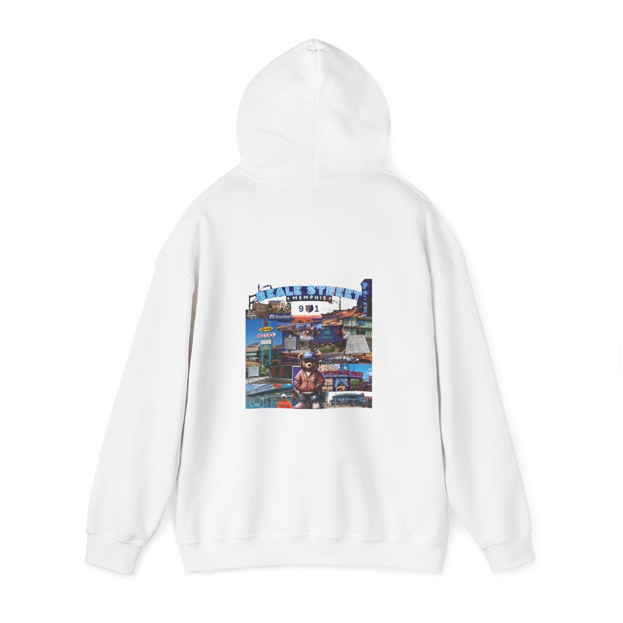 The Rep Yo City Collection Memphis (901) Unisex Heavy Blend™ Hooded Sweatshirt