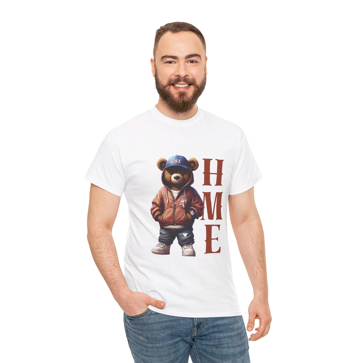 HME Bear Logo Collection Unisex Heavy Cotton Tee