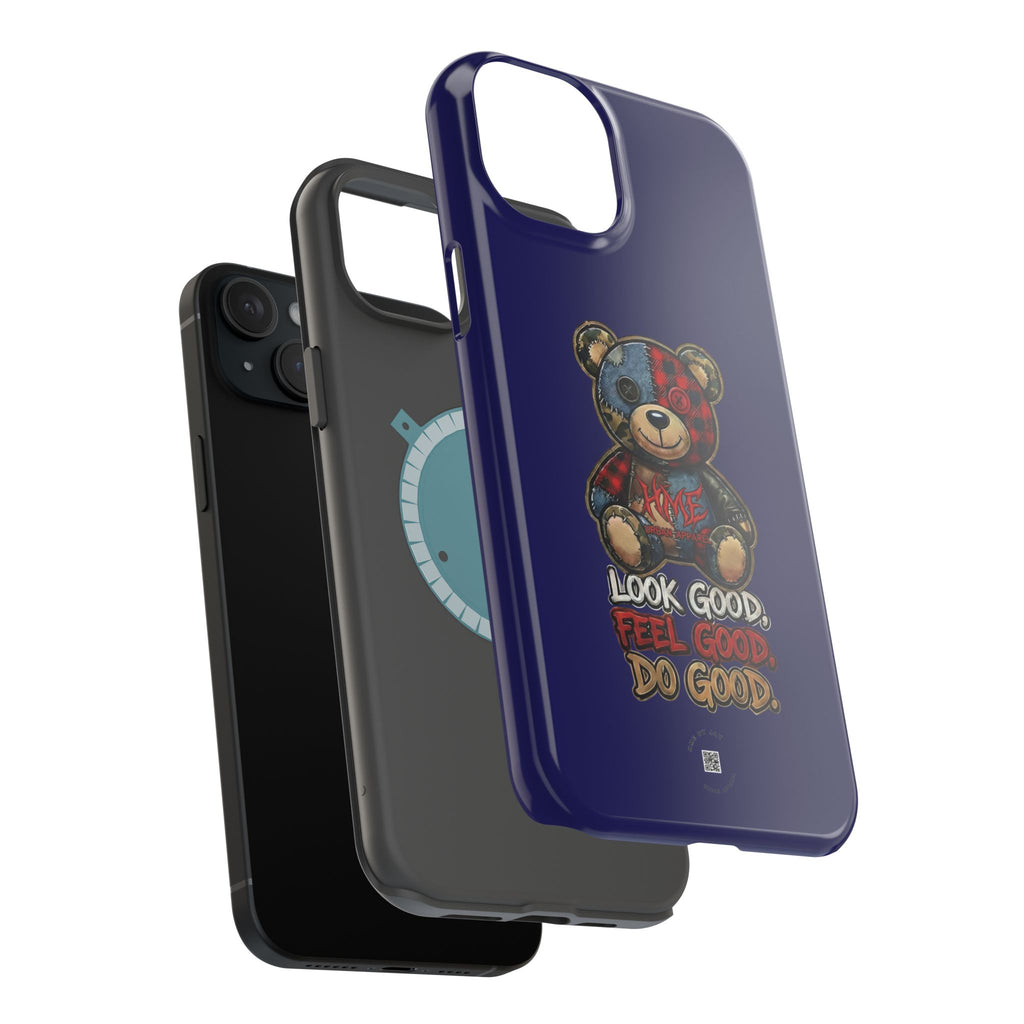 Phone Case — "Look Good, Feel Good, Do Good" Teddy Magnetic Impact-Resistant Case