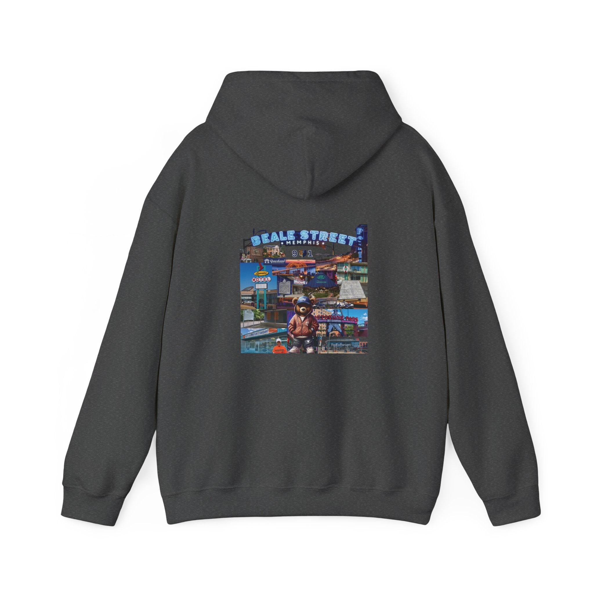 The Rep Yo City Collection Memphis (901) Unisex Heavy Blend™ Hooded Sweatshirt