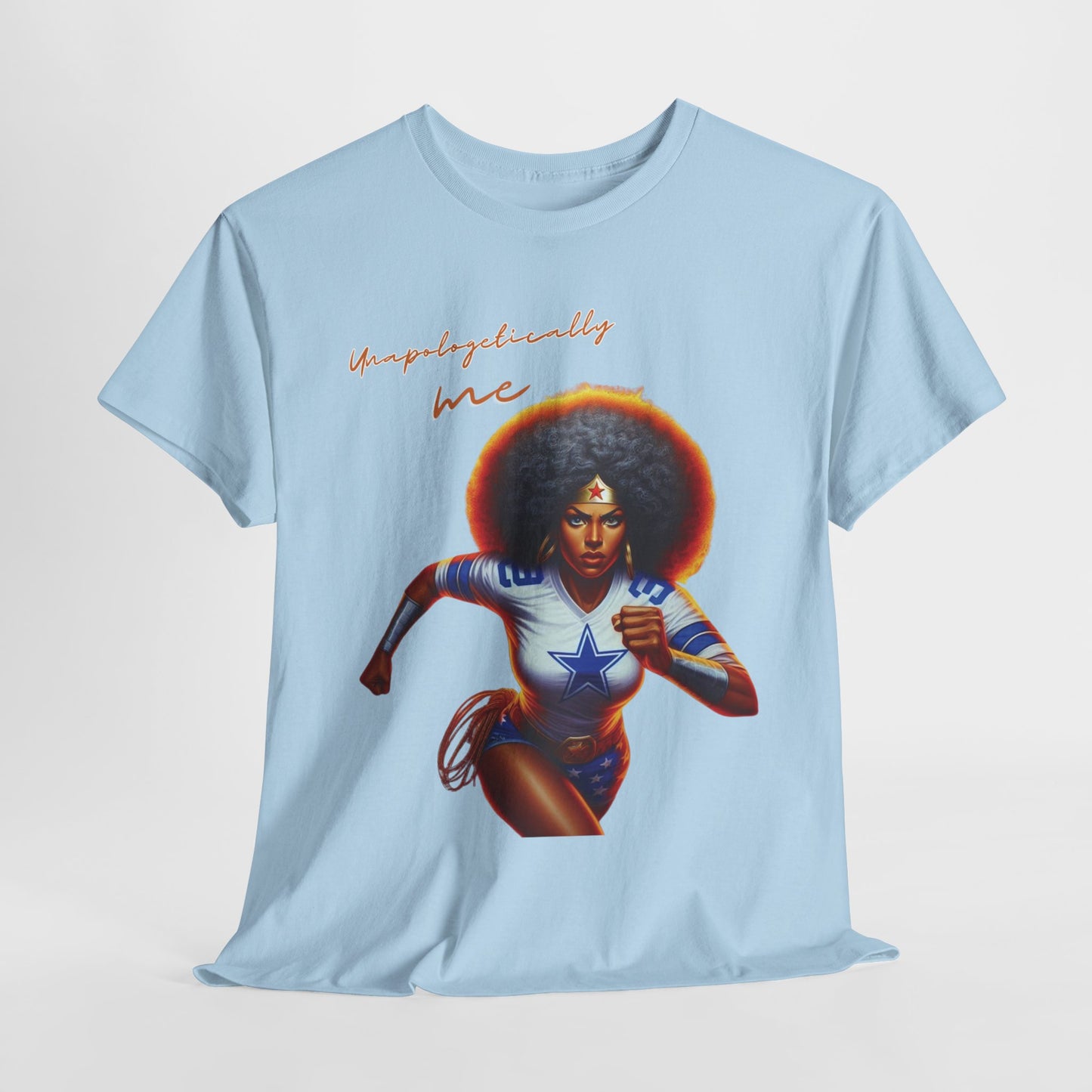 HME Dallas Wonder Woman Unapologetically Unisex Heavy Cotton Tee