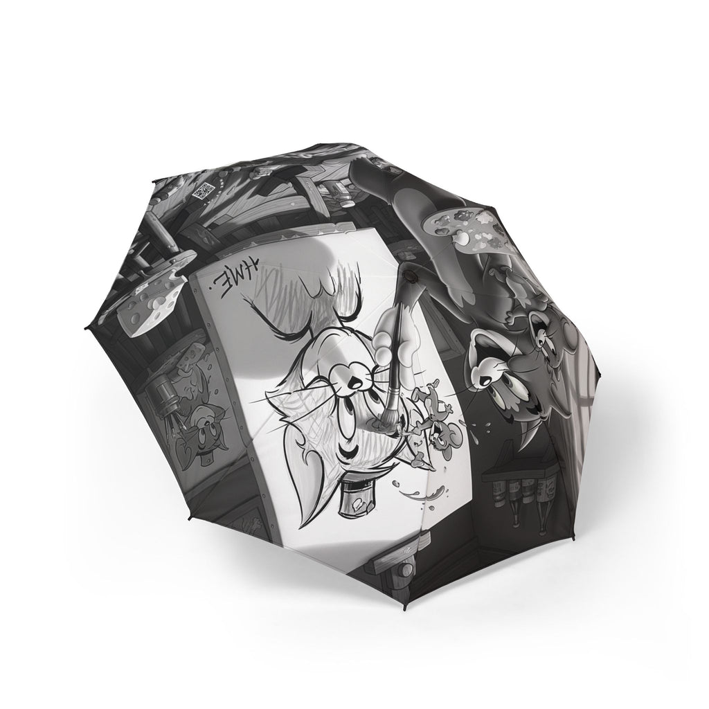 Umbrella with Tom and Jerry Artistic Talents Design