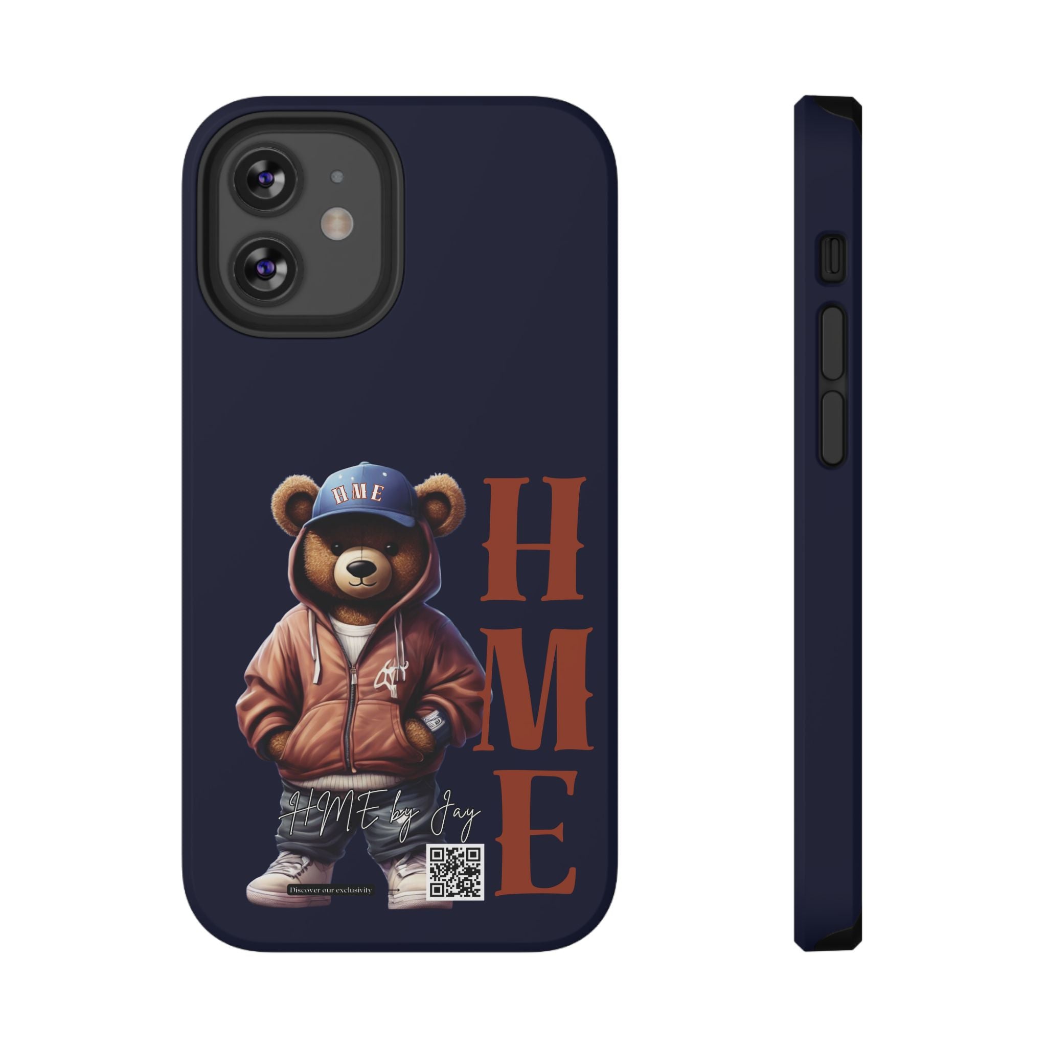 Phone Cases - HME Bear Logo Collection in Navy