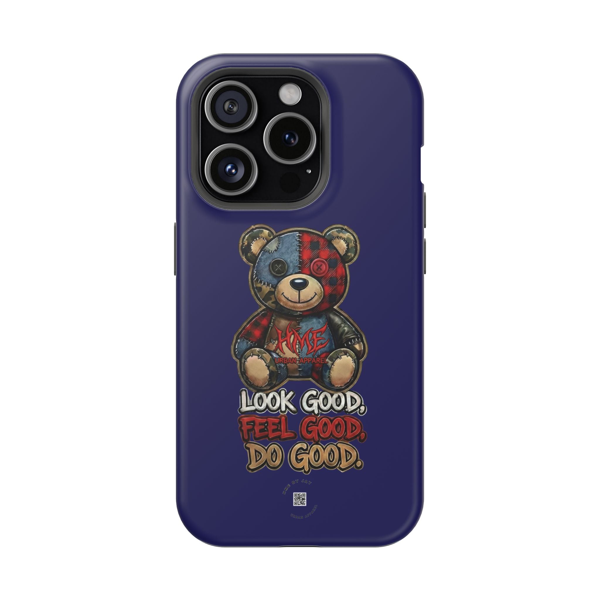 Phone Case — "Look Good, Feel Good, Do Good" Teddy Magnetic Impact-Resistant Case