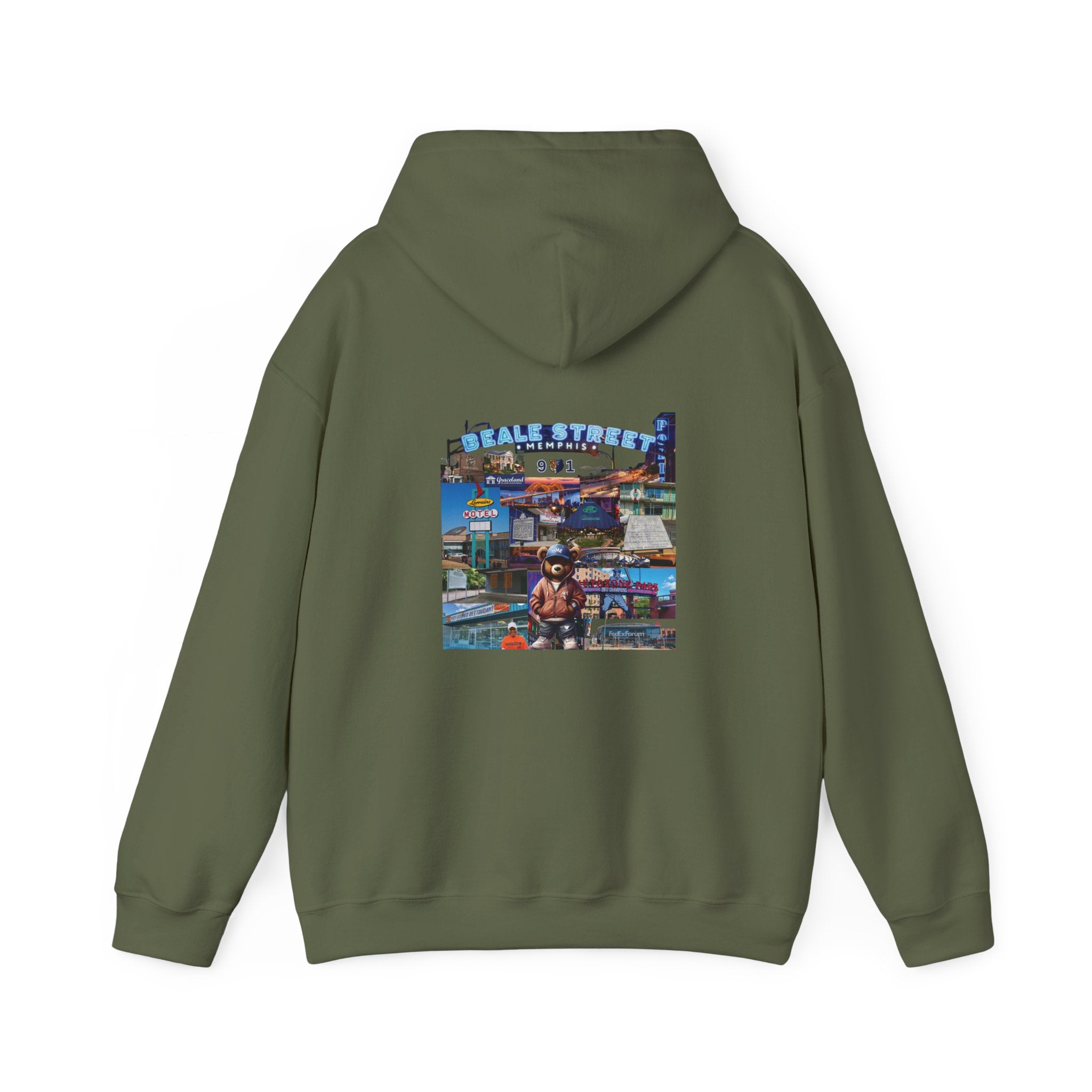 The Rep Yo City Collection Memphis (901) Unisex Heavy Blend™ Hooded Sweatshirt