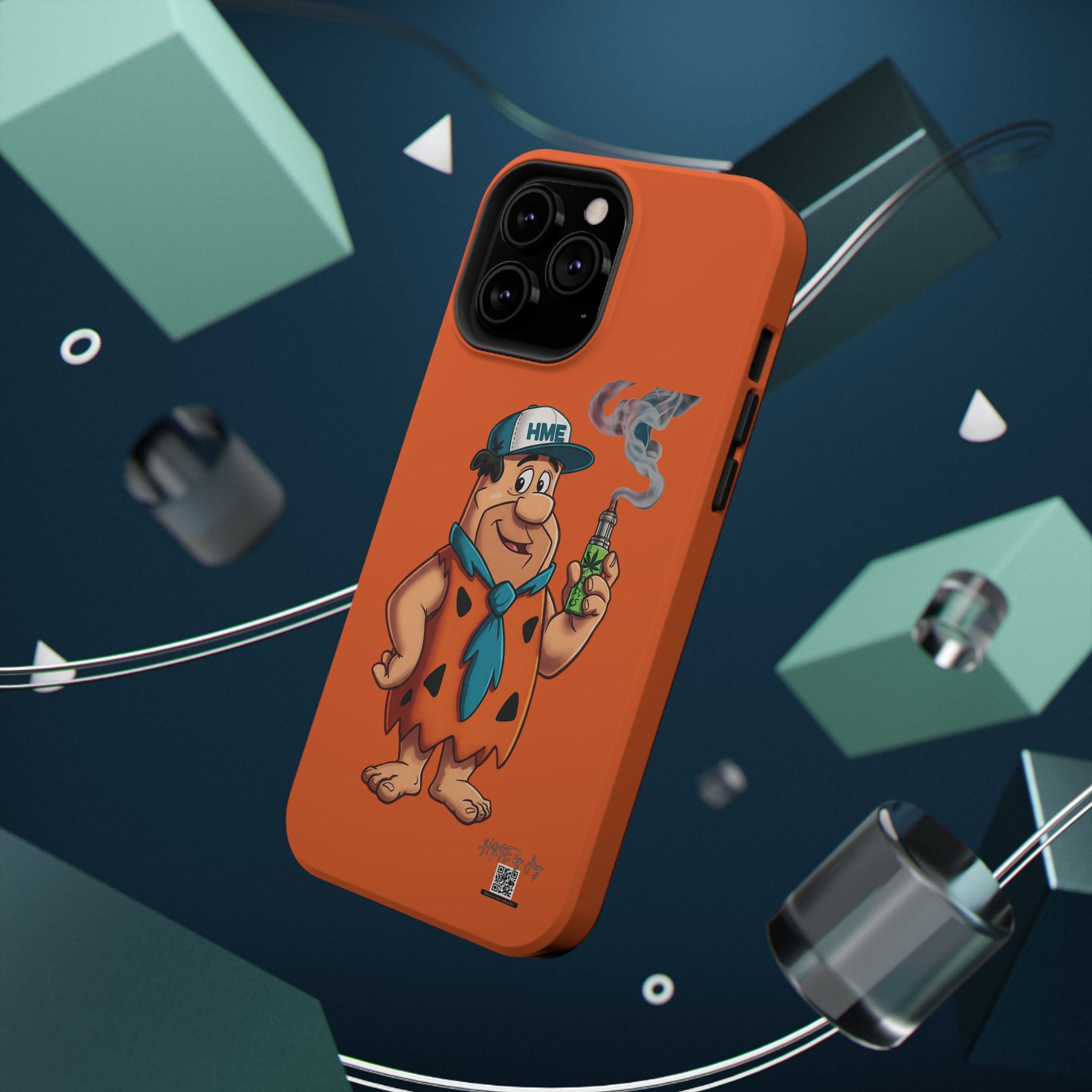 Phone Case - 420 Fred Flintstone with his THC Vape Pen Design